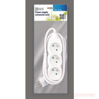 Przedłużacz 3 gniazda 1,5m P0311 EMOS (P0311)