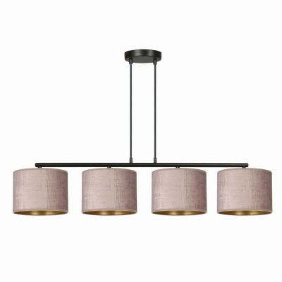 Emibig lampa wisząca HILDE 4 BL ROSE E27 60W MAX 1053/4 (1053/4)