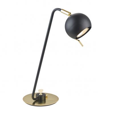 ITALUX lampa biurkowa Charissa GU10 35W 220-240V IP20 kolor - czarny mat (MT-H16049TLK-1-B)