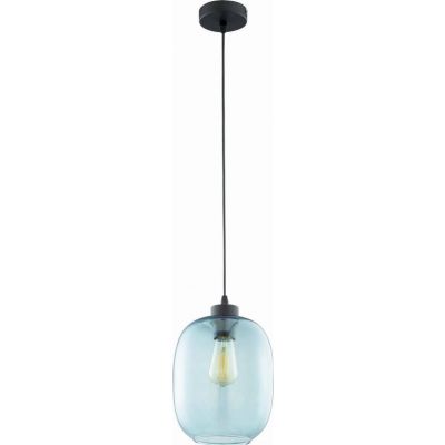 TK-Lighting lampa wisząca Elio 1xE27 max 60W czarna/niebieska (3182)