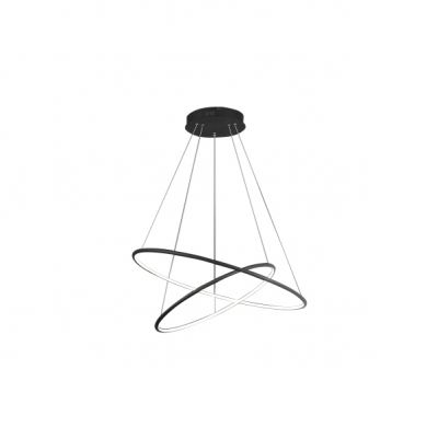 Milagro lampa wisząca LED Orion Black 53W 3710lm 3000K ML508 (ML508)