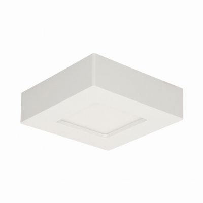 LETI LED 9W, oprawa downlight, natynkowa, kwadratowa, 480lm, 3000K, biała, wbudowany zasilacz LED AD-OD-6060WLX3 ORNO (AD-OD-6060WLX3)