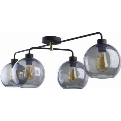 TK-Lighting lampa sufitowa Bari 4xE27 max 60W czarna/grafit (2835)