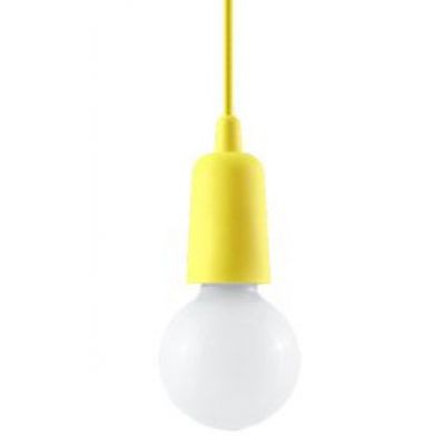 Sollux Lampa wisząca DIEGO 1 żółta SL.0578 (SL.0578)