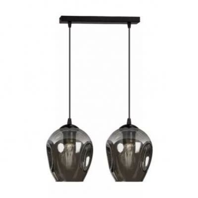 Emibig lampa wisząca Istar 2 2xE27 czarna 680/2 (680/2)