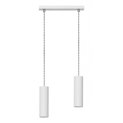 Lampex lampa wisząca Rollg 2 2xGU10 biała 556/2 BIA (556/2 BIA)