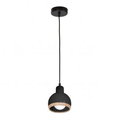 Milagro lampa wisząca Oval E27 czarna MLP7045 (MLP7045)