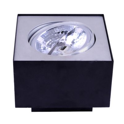 ITALUX lampa natynkowa Lauren AR111 50W IP20 kolor - czarny (FH30531S)