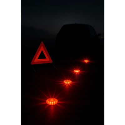 Flara drogowa lampa ostrzegawcza samochodowa światło awaryjne LED magnes NEO (99-128)