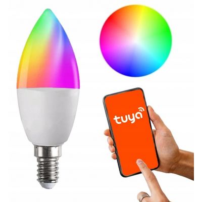 KANLUX Inteligentna Żarówka WiFi RGB SMART E14 4,9W (33644)