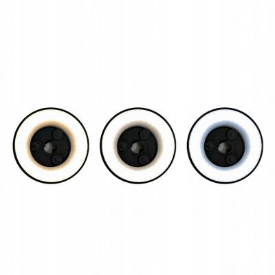 Kinkiet lampa ścienna Disk 9W 3 barwy światła IP65 czarny ML1285 MILAGRO (ML1285)