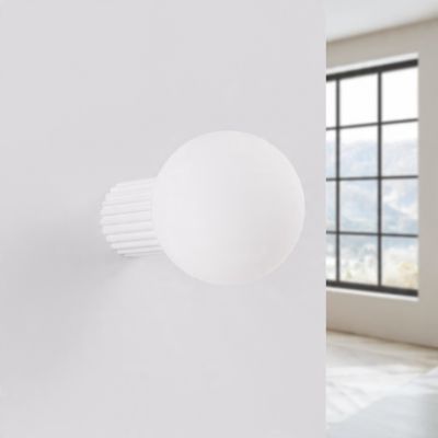 Kinkiet ryflowany HALO IP44 biały SL.1707 SOLLUX (SL.1707)