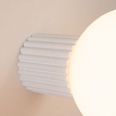 Kinkiet ryflowany HALO IP44 biały SL.1707 SOLLUX (SL.1707)