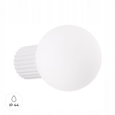 Kinkiet ryflowany HALO IP44 biały SL.1707 SOLLUX (SL.1707)