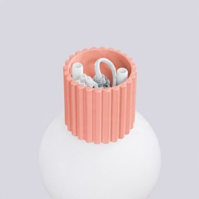 Kinkiet HALO brzoskwiniowy IP44 designerska trwała lampa do sypialni holu SOLLUx (SL.1752)