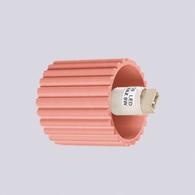 Kinkiet HALO brzoskwiniowy IP44 designerska trwała lampa do sypialni holu SOLLUx (SL.1752)