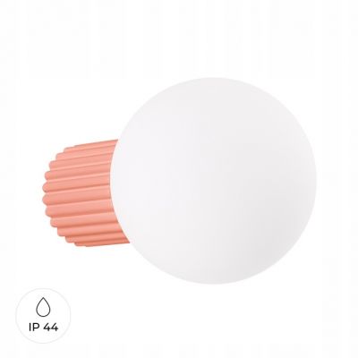 Kinkiet HALO brzoskwiniowy IP44 designerska trwała lampa do sypialni holu SOLLUx (SL.1752)