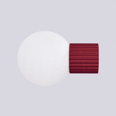 Kinkiet HALO burgund IP44 nowoczesna lampa aluminiowa do salonu sypialni SOLLUX (SL.1747)