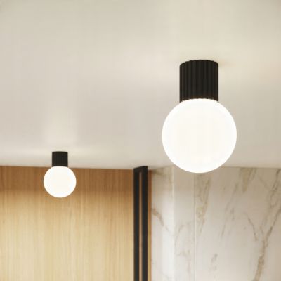 Kinkiet HALO czarny IP44 oryginalna lampa ścienna ryflowana do sypialni G9 SOLLUX (SL.1712)