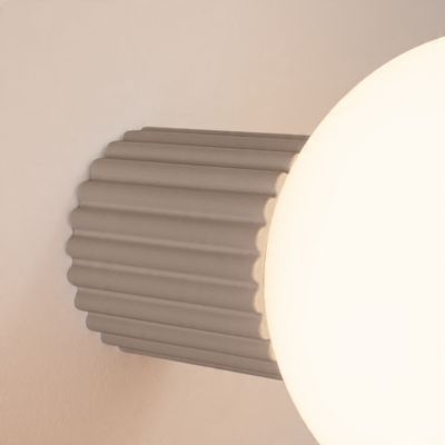 Kinkiet ryflowany HALO IP44 taupe SL.1742 Sollux (SL.1742)