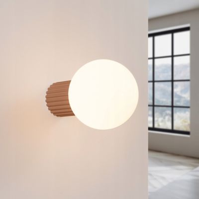 Kinkiet HALO mocca IP44 trwała lampa ścienna do hotelu restauracji jadalni SOLLUX (SL.1732)