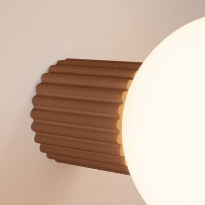 Kinkiet HALO mocca IP44 trwała lampa ścienna do hotelu restauracji jadalni SOLLUX (SL.1732)