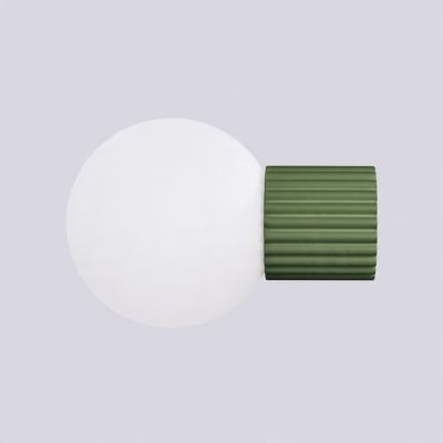 Kinkiet ryflowany HALO IP44 zielony oliwkowy SL.1722 SOLLUX (SL.1722)