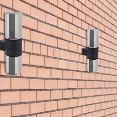 Oprawa hermetyczna kinkiet elewacyjny lampa ogrodowa BERYL 2xE27 czarny IDEUS (04599)