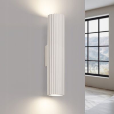 Kinkiet ryflowany KARBON 30 beżowy SL.1596 SOLLUX (SL.1596)