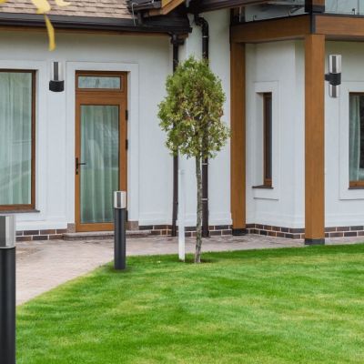 Oprawa hermetyczna lampa ogrodowa słupek BERYL 80 E27 IDEUS (04601)