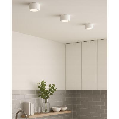 Lampa zewnętrzna BOL ogrodowa plafon punktowy biały tuba 10483 NOWODVORSKI (10483)