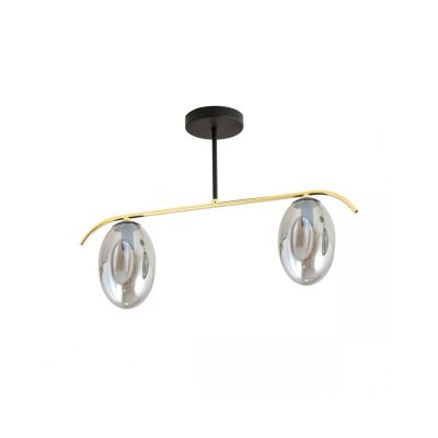 Emibig Lampa sufitowa FINES 2 BL GRAFIT E14 10W MAX LED 1280/2 (1280/2)
