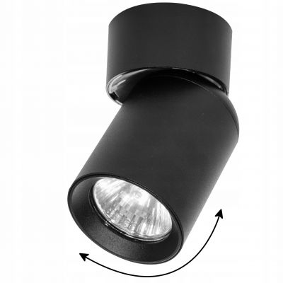 Oprawa ścienno-sufitowa MALTA SP 1 GU10 max. 12W IP20 czarna ORNO (AD-OP-6479BGU10)
