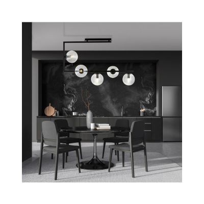 Emibig Lampa sufitowa SOMA 5 BL TRANSPARENT E14 10W MAX LED 1289/5 (1289/5)