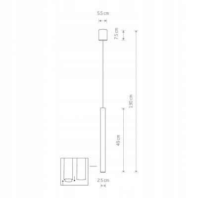 Nowodvorski Lampa wisząca sufitowa LASER 10453 (10453)