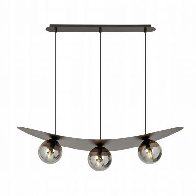 Emibig Lampa wisząca AURA 3 BL GRAFIT E14 10W MAX LED 1300/3 (1300/3)