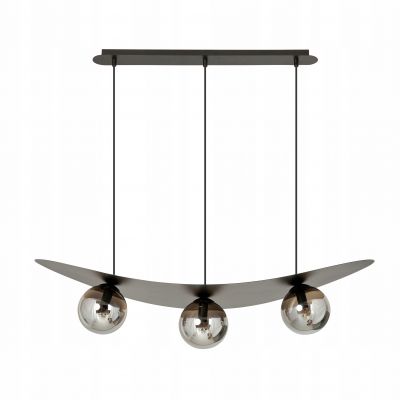 Emibig Lampa wisząca AURA 3 BL GRAFIT E14 10W MAX LED 1300/3 (1300/3)