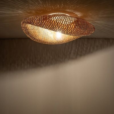 Lampa sufitowa HAVANA skandynawska bambusowa pleciona 60cm NOWODVORSKI (11171)