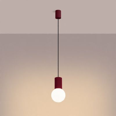 Lampa wisząca HALO 1 burgund (SL.1749)