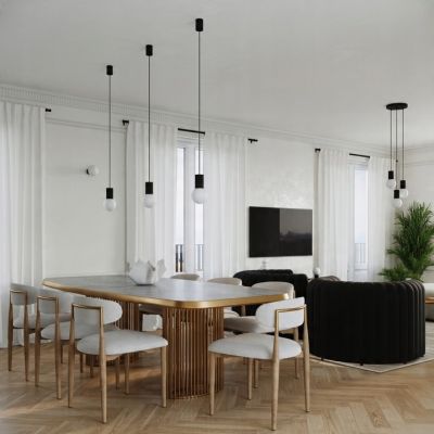 Lampa wisząca HALO 1 czarna (SL.1714)