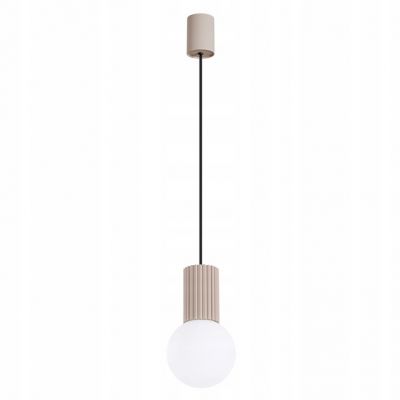 Lampa wisząca ryflowana HALO taupe SL.1744 Sollux (SL.1744)