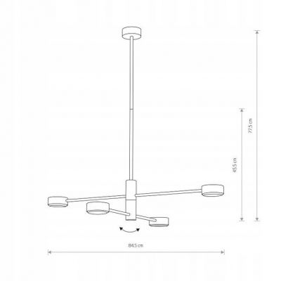 Nowoczesna Lampa wisząca Orbit 7945 Nowodvorski (7945)