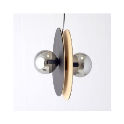 Emibig Lampa wisząca SOHO  2 BL GRAFIT E14 10W MAX LED 1302/2 (1302/2)
