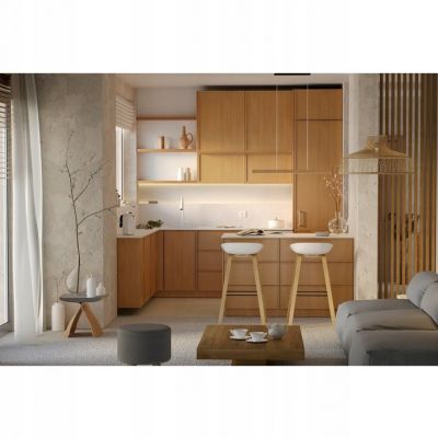 Lampa wisząca TEO drewno LED belka  6615Tk Lighting (6615)