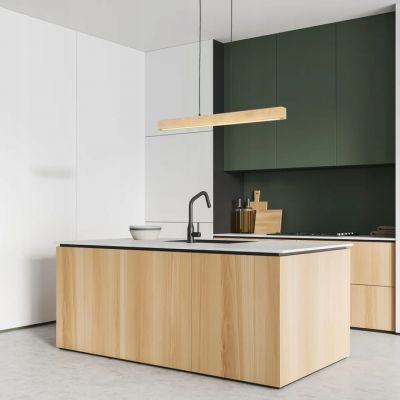 Lampa wisząca TEO drewno LED belka  6615Tk Lighting (6615)