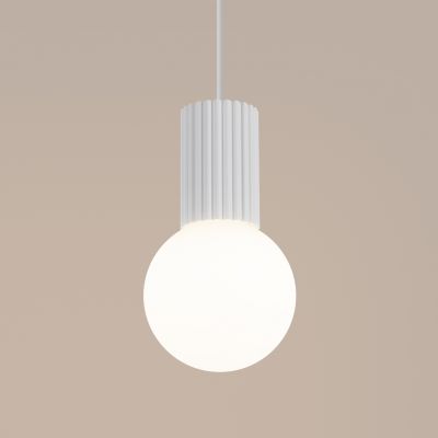 Lampa wisząca ryflowana HALO biały SL.1709 Sollux (SL.1709)