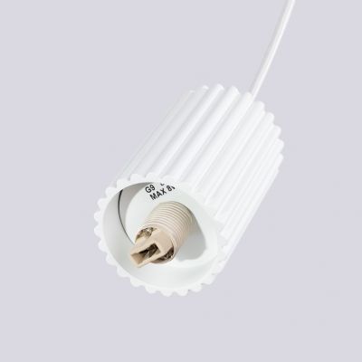 Lampa wisząca ryflowana HALO biały SL.1709 Sollux (SL.1709)
