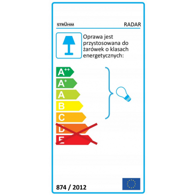 Lampa podłogowa RADAR 147 E27 GREY SZARA 03578 IDEUS (03578)