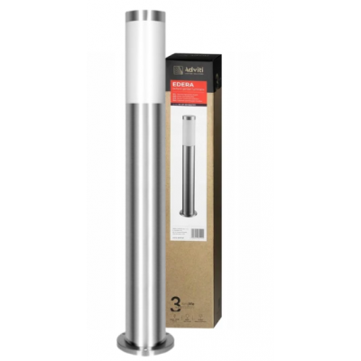 Oprawa ogrodowa EDERA słupek E27 max. 15W IP44 65 cm stal nierdzewna ORNO (AD-OP-6571GE27PM)