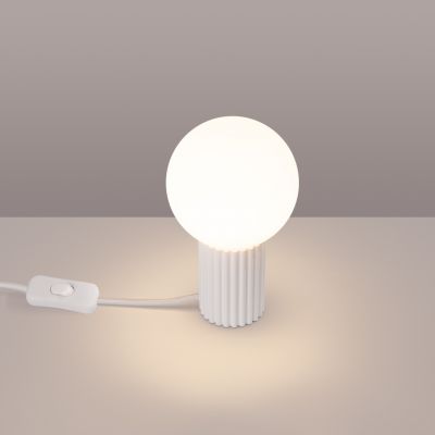 Lampka na biurko lampa biurkowa Halo 1 biały SL.1711 SOLLUX (SL.1711)